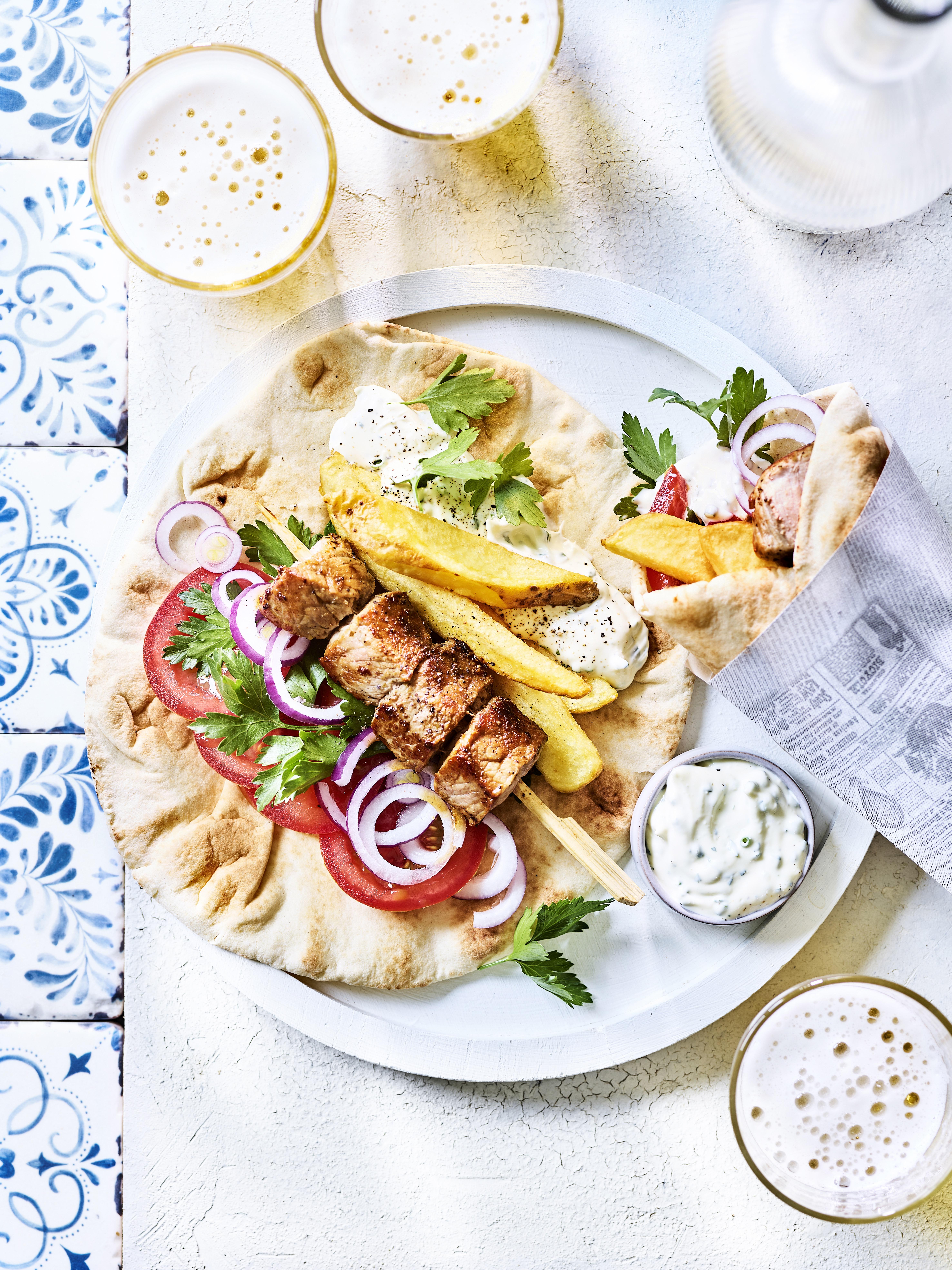 Souvlaki pita